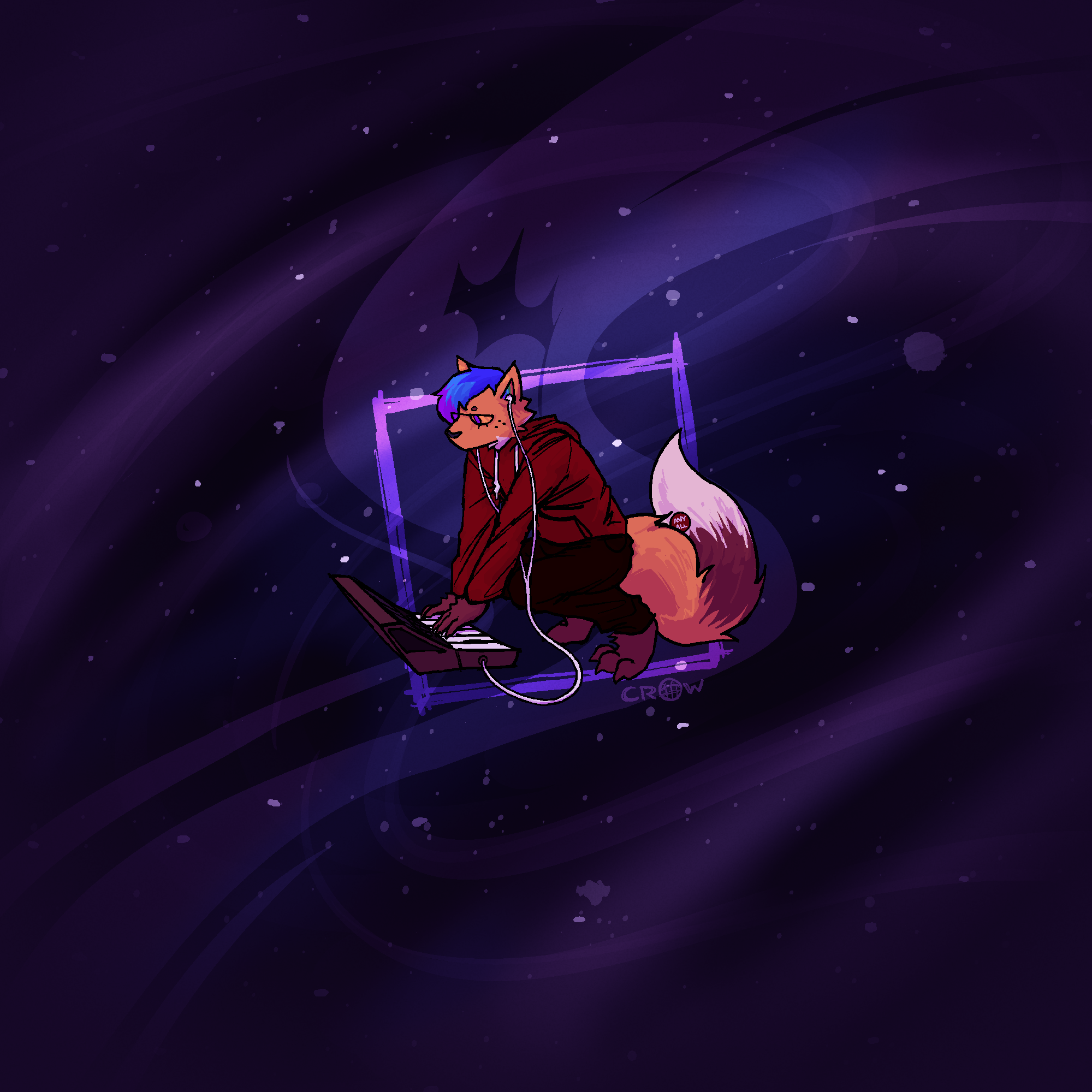 By Crow.